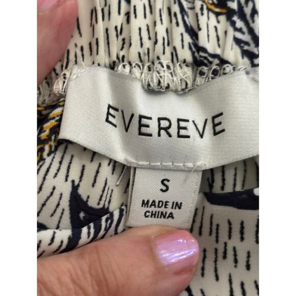 Evereve Adina blue/white floral top, prairie, cottagecore, country, festival - Picture 4 of 5